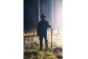 Wanderer im Nebelwald